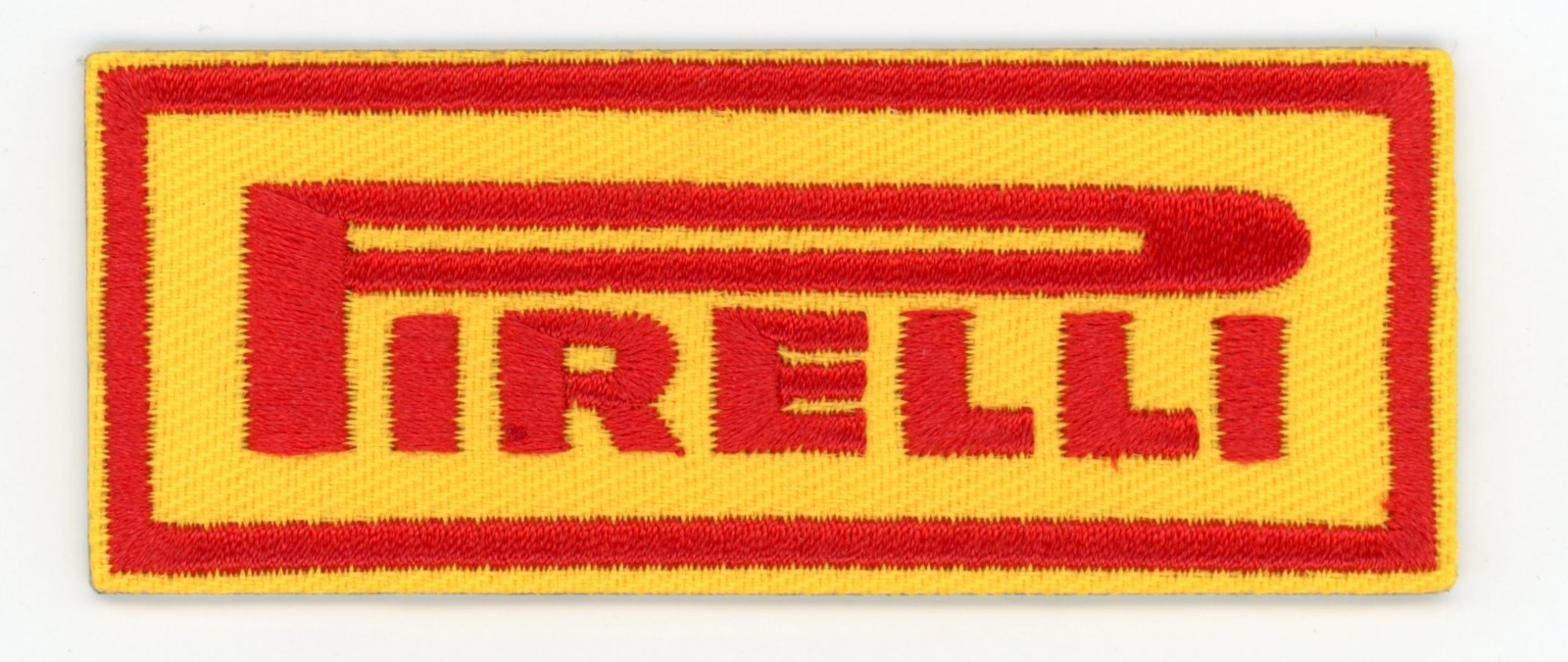 Pirelli Motorcycle Patch Racing Logo Embroidered Iron-On Sew-On Retro Biker Jack