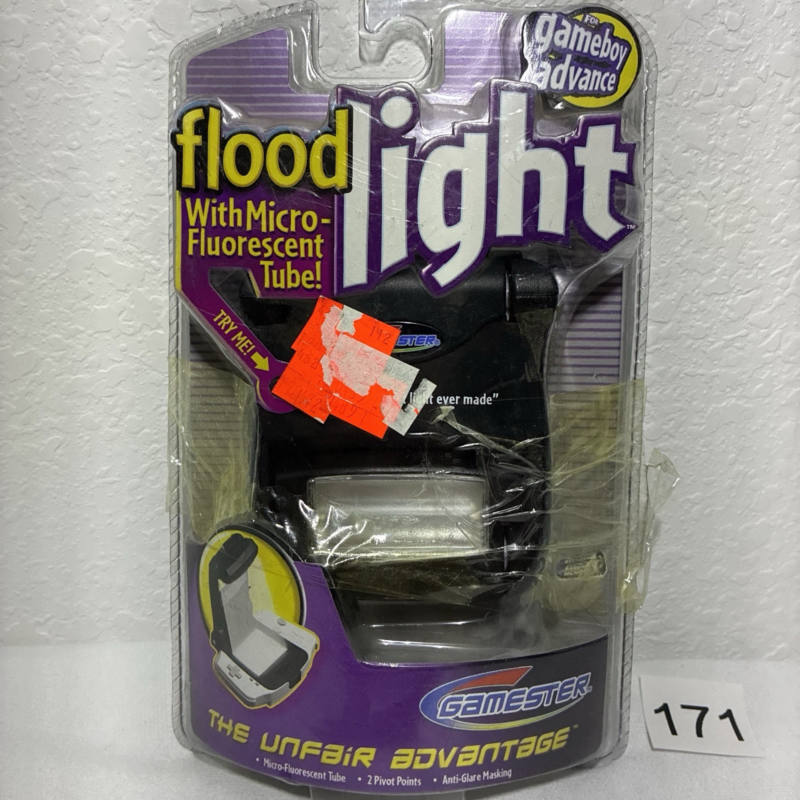 Gamester Flood Light Clip-On for Nintendo Game Boy Advance RC72220 Black