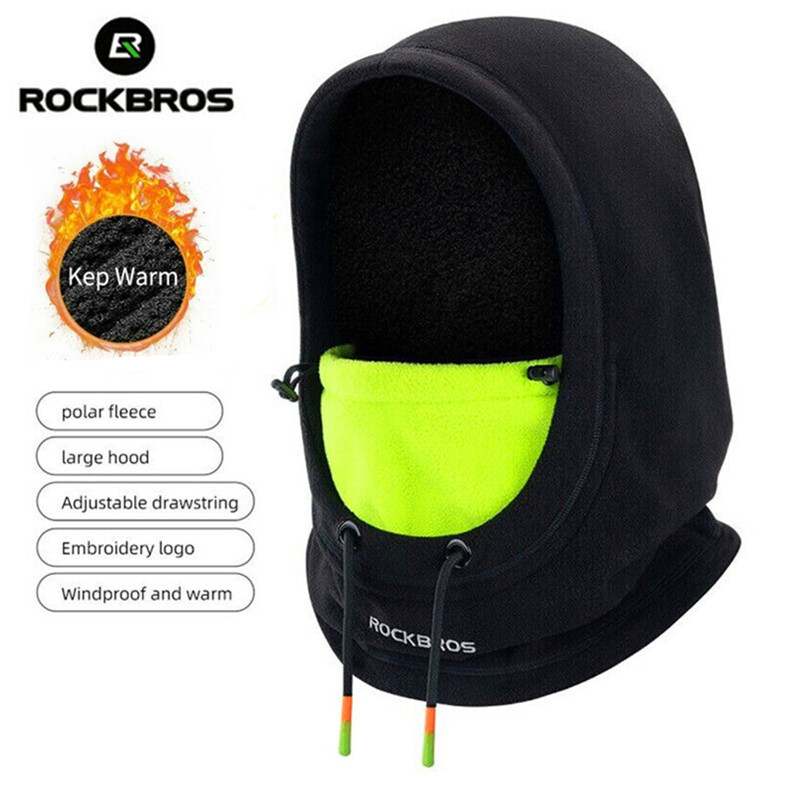 ROCKBROS Winter Cycling Cap Ski Scarf Bike Mask Balaclava Face Mask Headwear