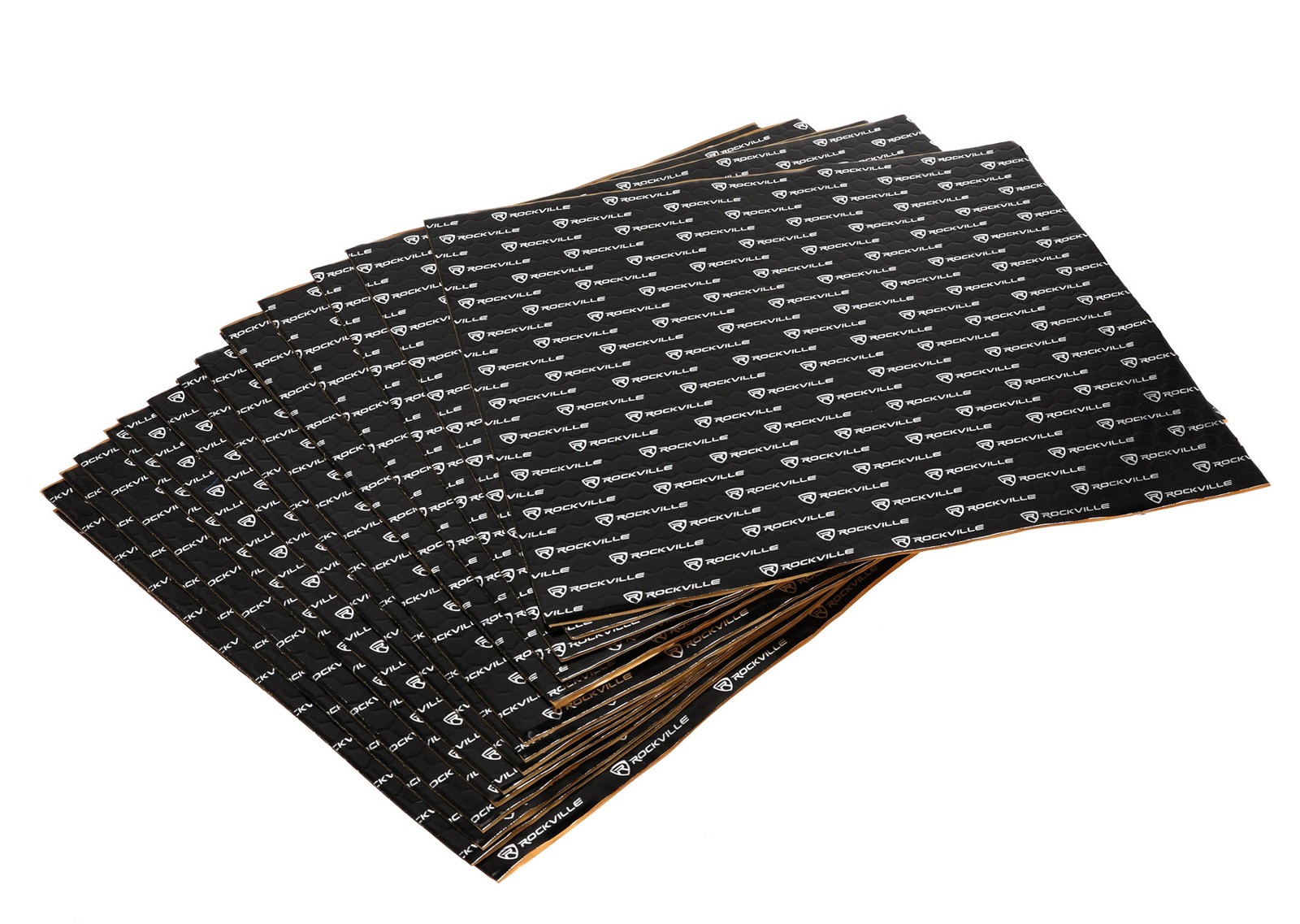 Rockville RockMat 37-15 37 Sq Ft 1.5MM 60 MIL Sound Vibration Deadener Car Kit