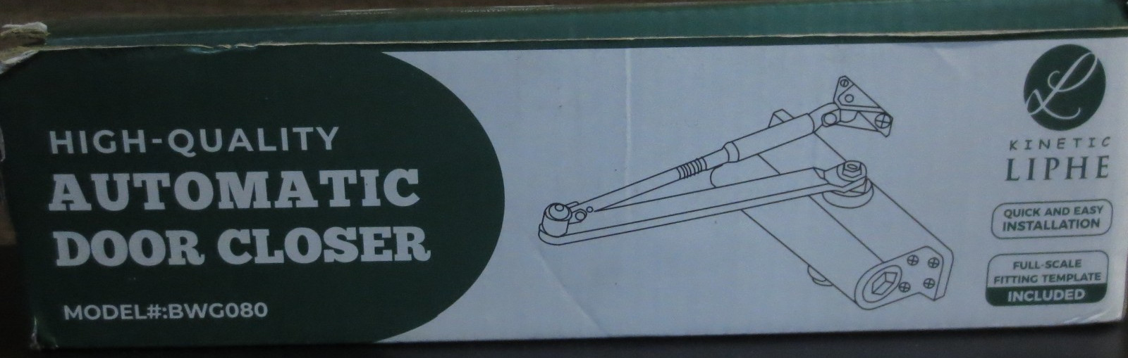 KINETIC LIPHE Automatic Door Closer - MODEL BWG080