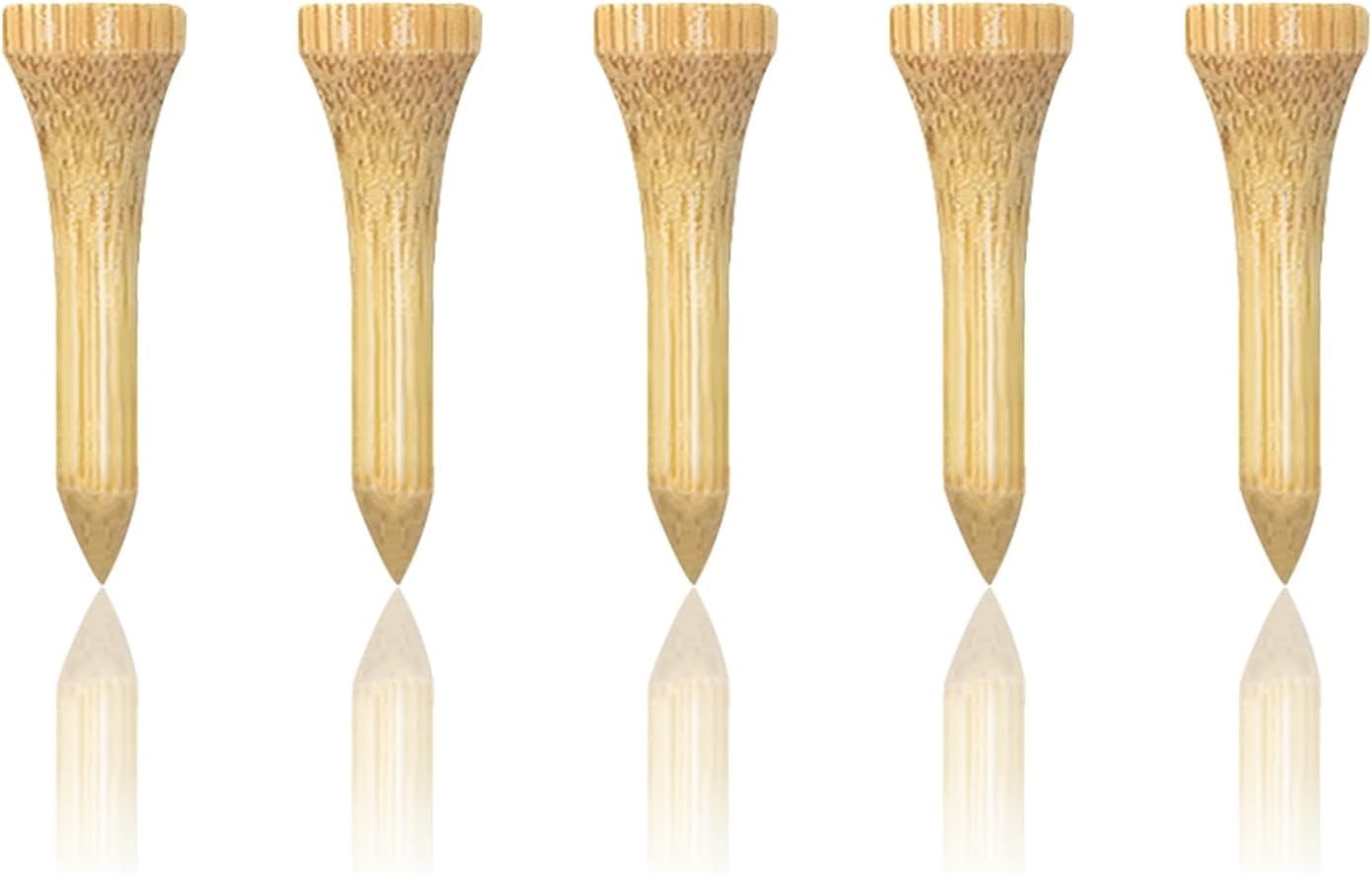 Wooden Golf Tees 1-1/2 inch 100 Count, 1.5" Short Golf Wood Bamboo Tee...