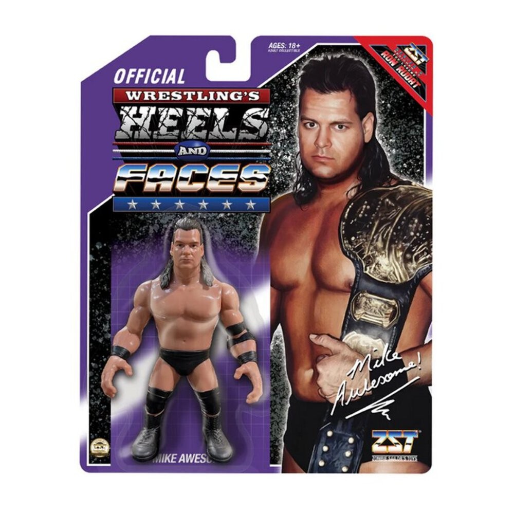 Mike Awesome Wrestling Heels & Faces S4 4.5-Inch Action Figure