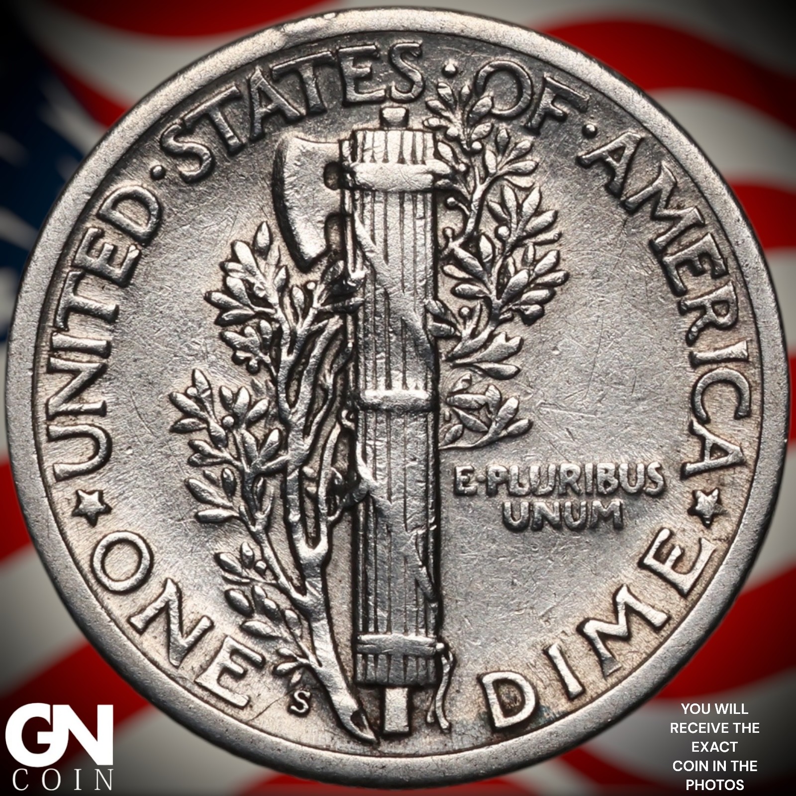 1925 S Mercury Dime A2558