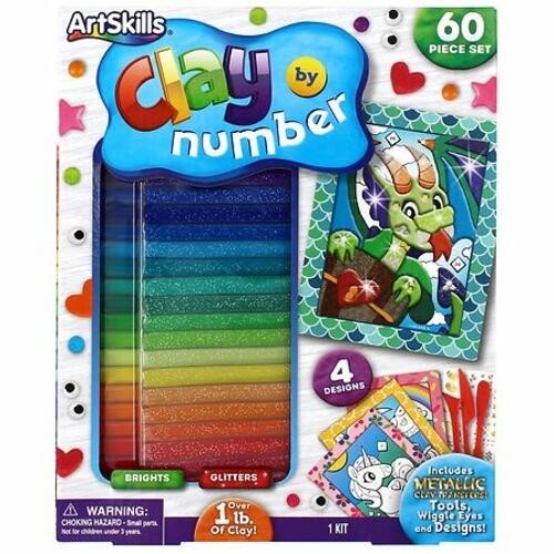 ArtSkills Clays by Number & Dough Set - Silver