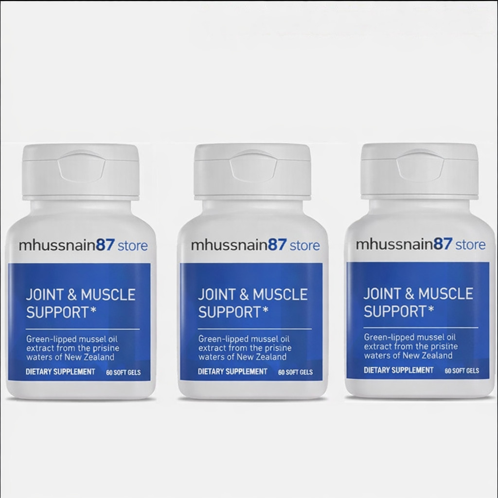3Pack Omega XL 60 Capsules-Green Lipped Mussel Omega-3 Joint Relief Supplement