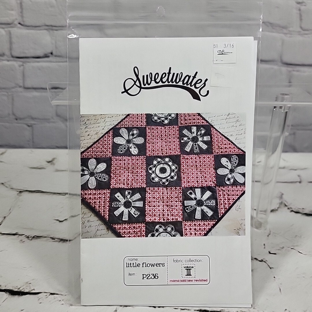 Sweetwater Quilting Sewing Pattern Little Flowers #P236