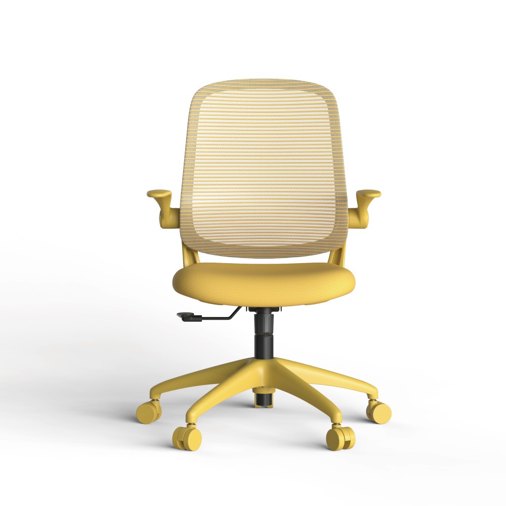 Modern Fabric 3D Flipping Arms Quality Office Chair Boss CEO Luxury Ergonomic