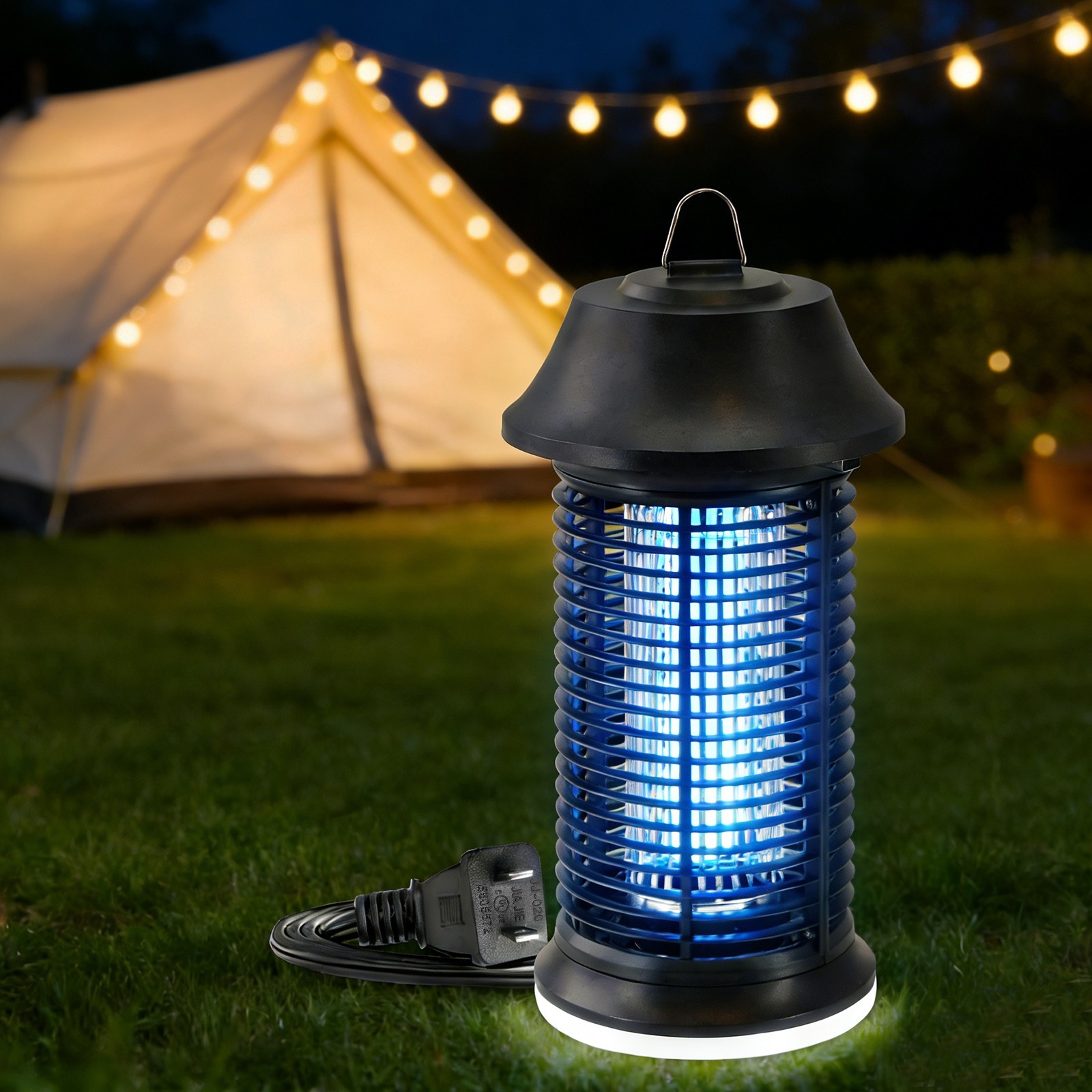 20W/1500V Mosquito Killer, 365nm UVA, 860Sq.Ft, Indoor/Outdoor Electric Zapper