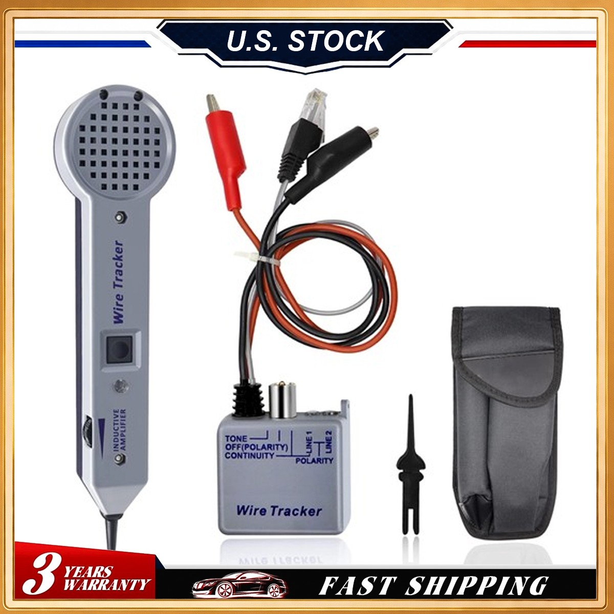 200EP Tone Generator Kit Wire Tracer Circuit Tester with Inductive Amplifier New