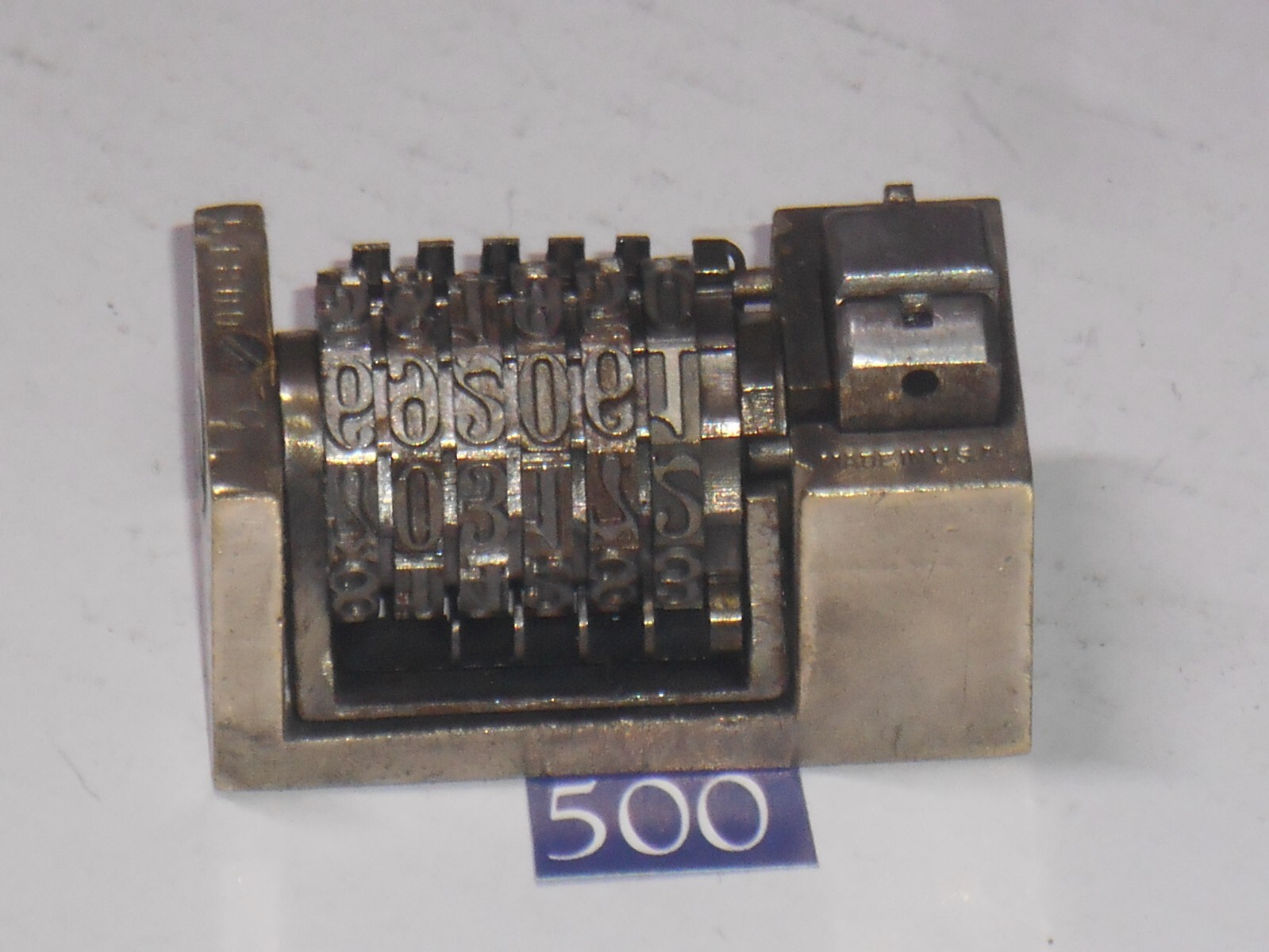 WMA Letterpress Numbering machine | 500