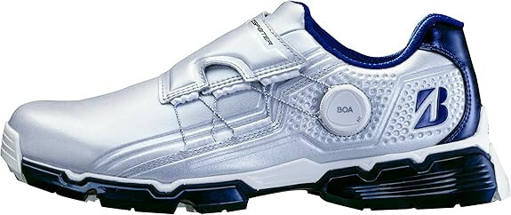 BRIDGESTONE Golf Shoes ZSP-BITER TOUR BOA WIDE Silver Blue SH2401 US7.5(25.5cm)