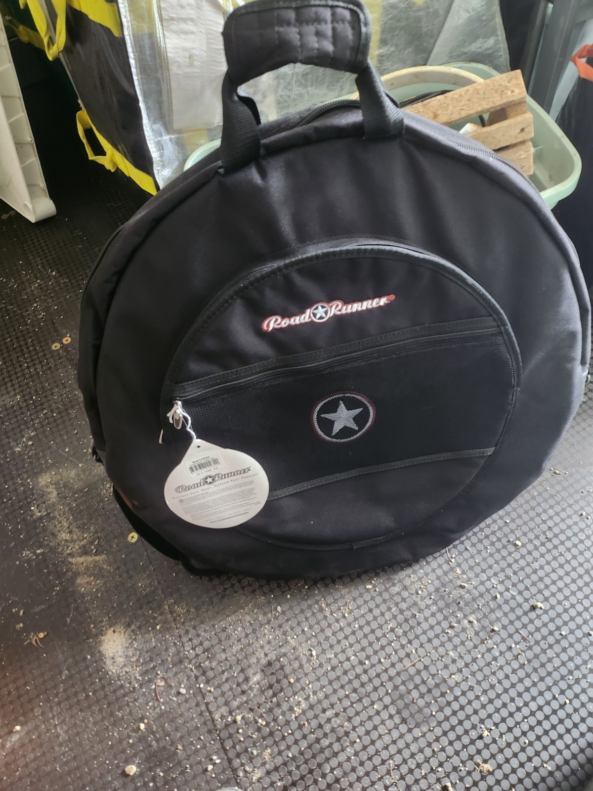 Road Runner 22” Padded Cymbal Bag Backpack Case - CRZR04