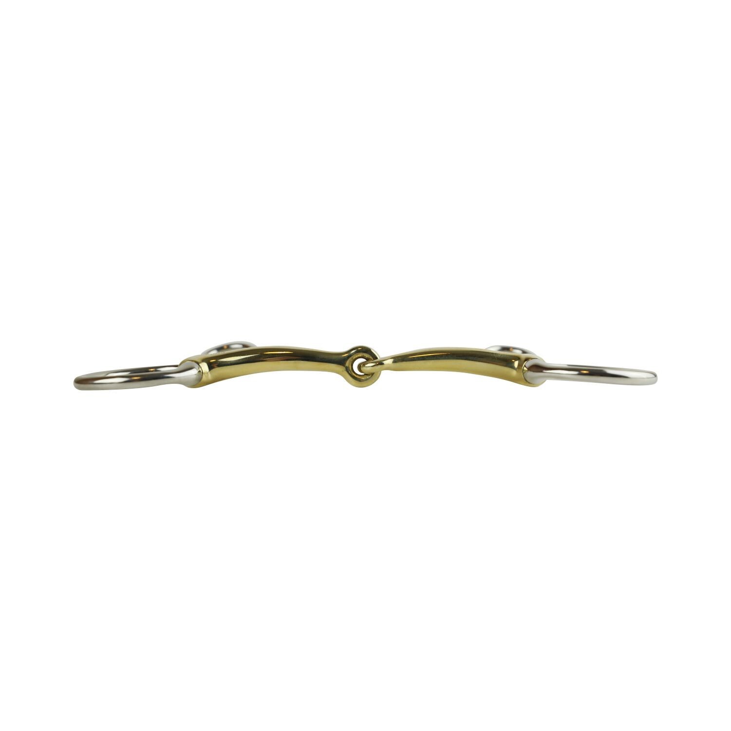 AK Hanging Cheek / Baucher Snaffle Bit in German Silver