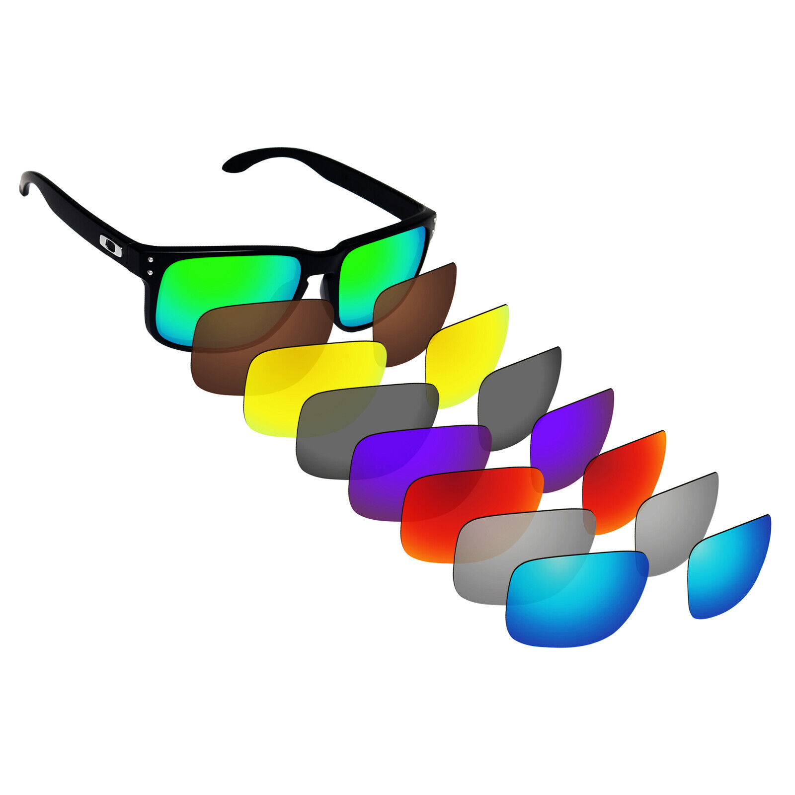 Hawkry Polarized Replacement Lens for-NIKE Skylon Ace EV0525 Sunglass - Multiple