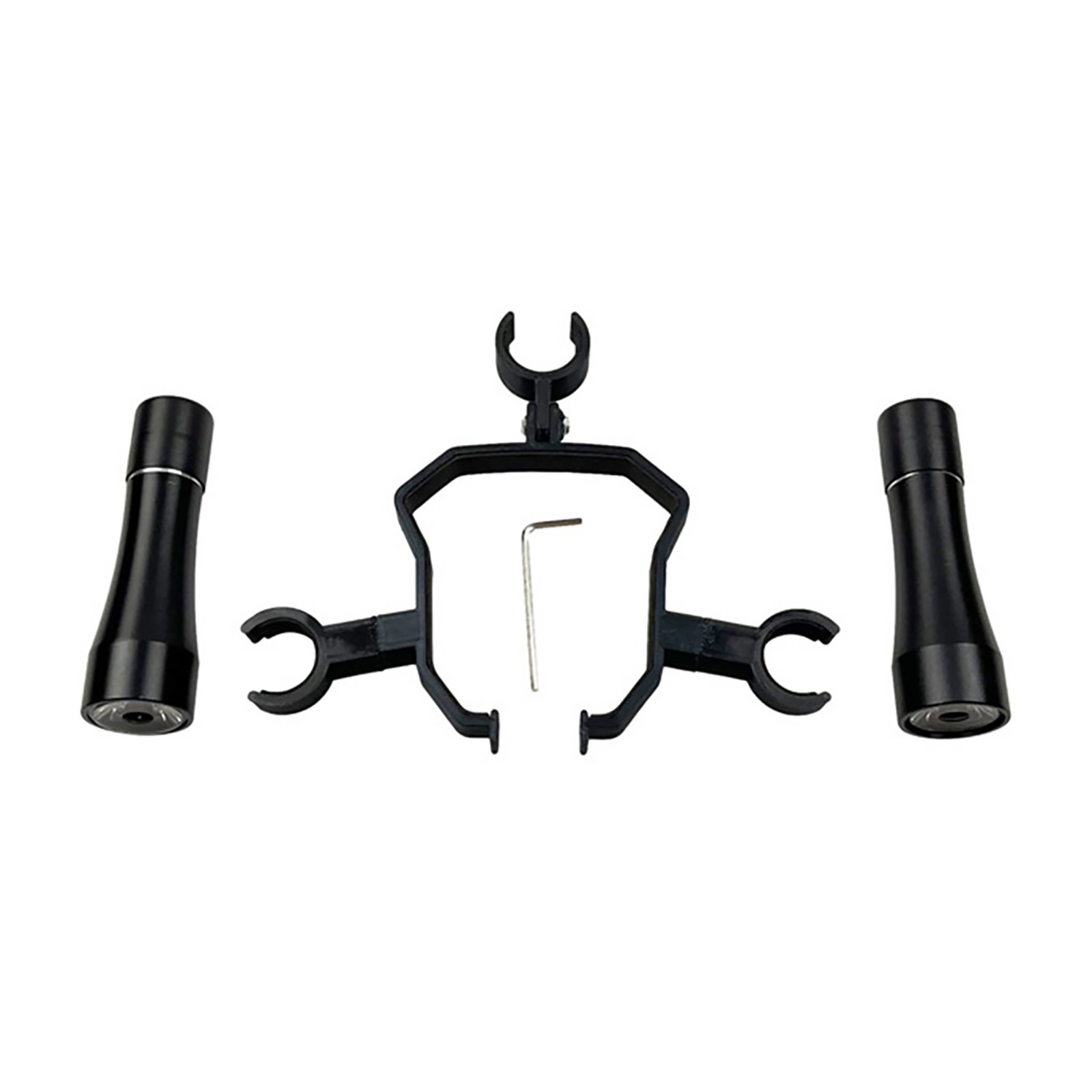 2 Pcs Black Flashlight With Bracket & Wrench Durable For DJI Air 3 Drone