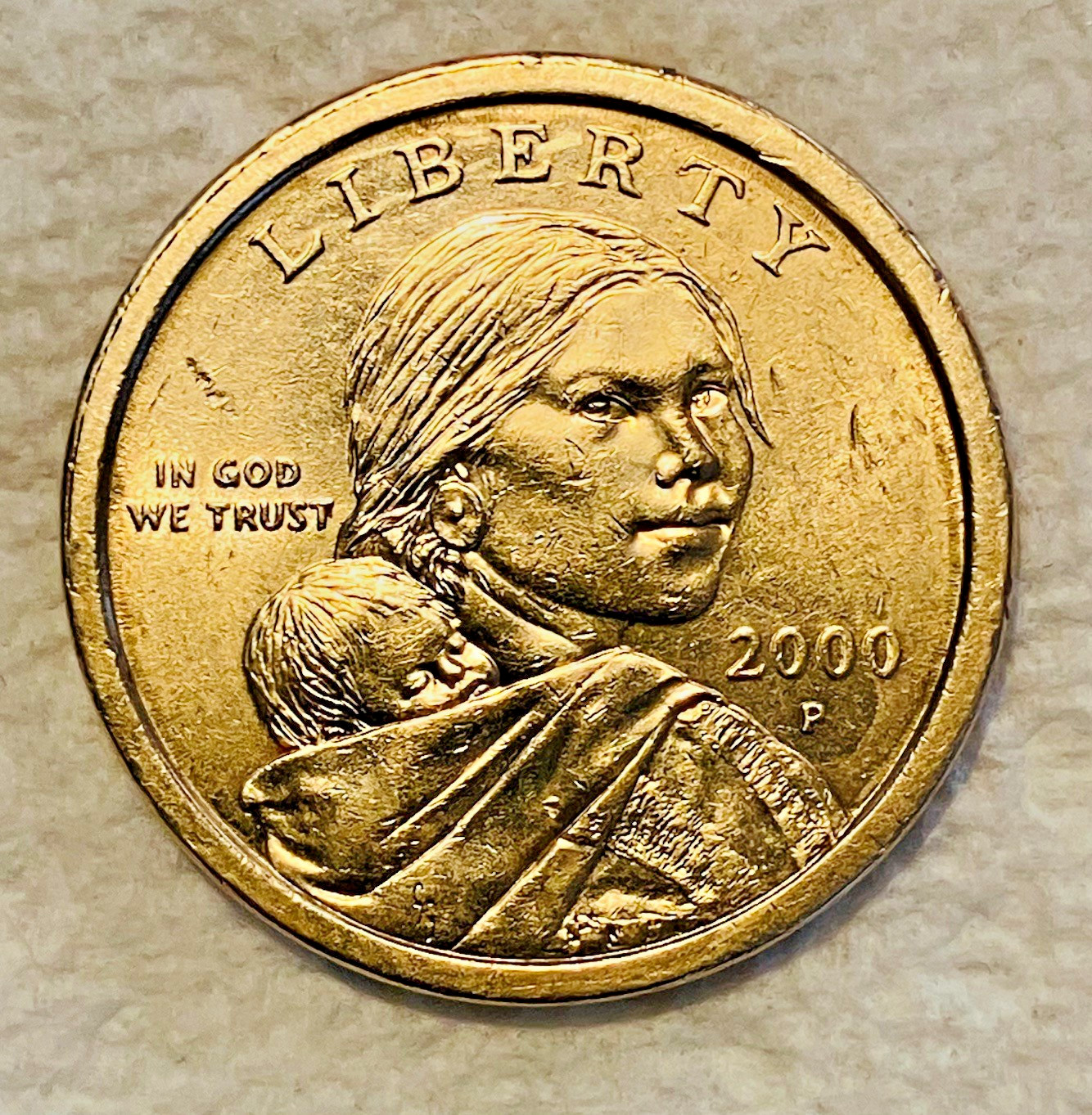 2000 P Sacagawea Native American Dollar  Circulated $1 Coin Rare