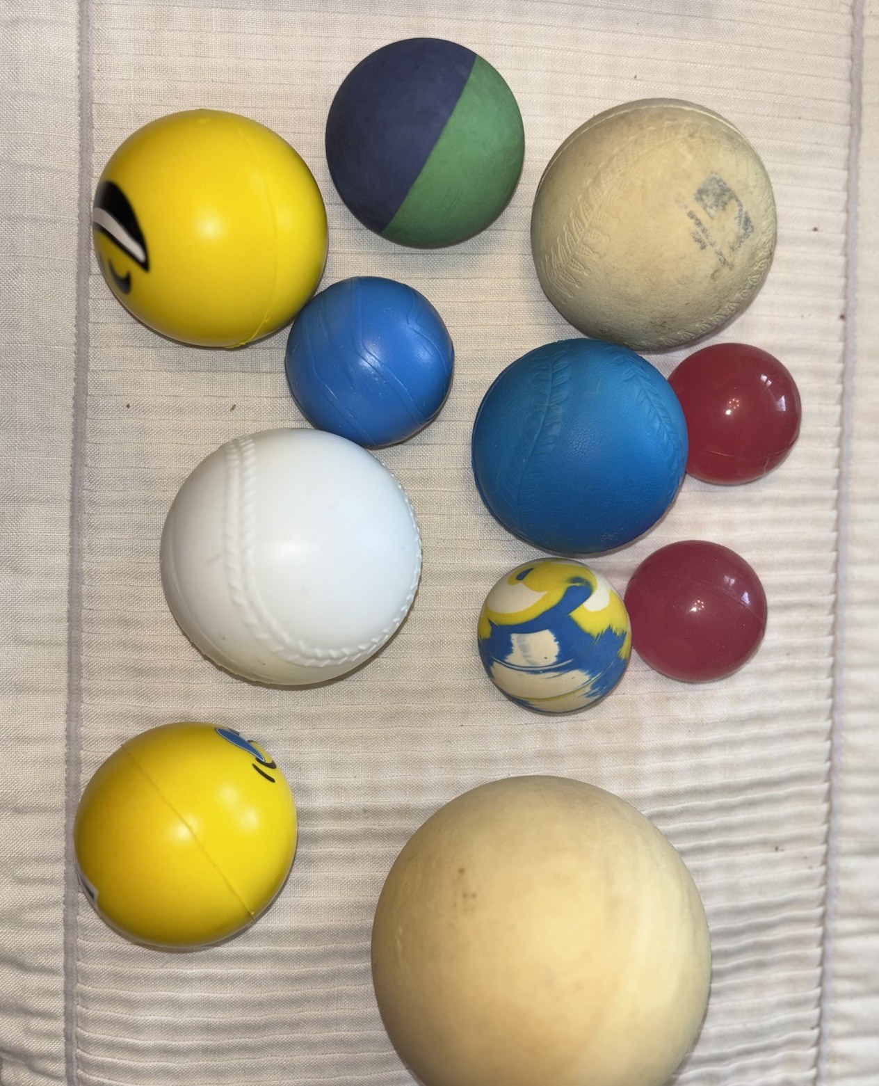 Lot Over 11 Mixed Play Bouncy Stress Balls Different Kinds