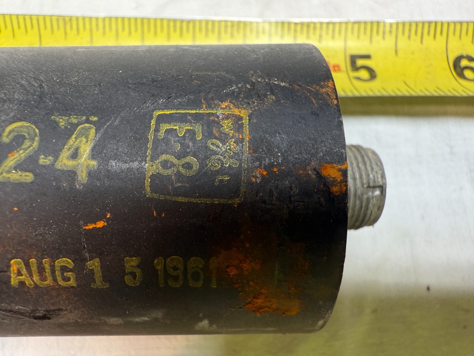 GE Tachometer Indicator 8DJ81-BAC 2000 RPM 1961