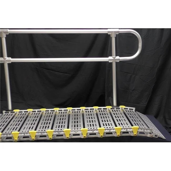 Roll-A-Ramp 4040-6L1 6 Aluminum Handrail Kit with Single Loop End