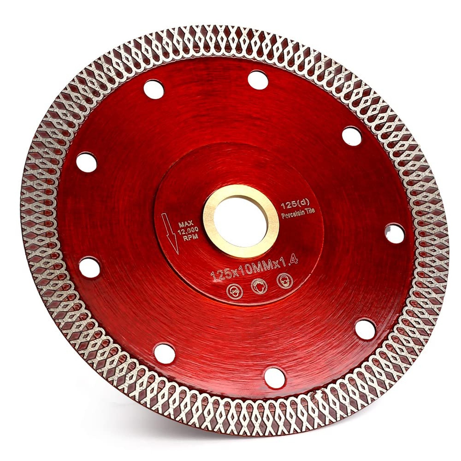 YIJING 5 in Super Thin Diamond Saw Blade Porcelain Tile Blade for Cutting Sto...