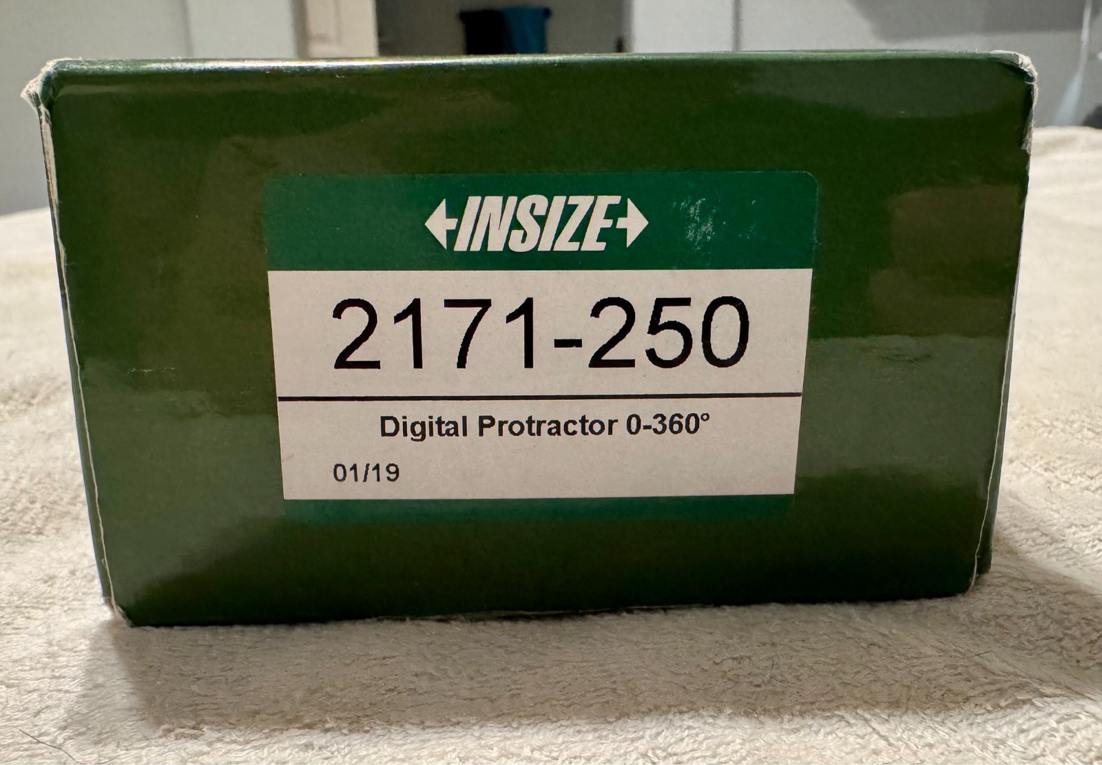 Insize Electronic Digital Protractor, 0-360° (2171-250)