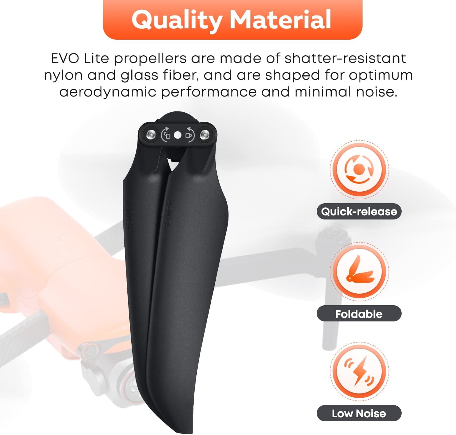Genuine Autel EVO Lite + Enterprise Propellers CW CCW Pair Replacement Part