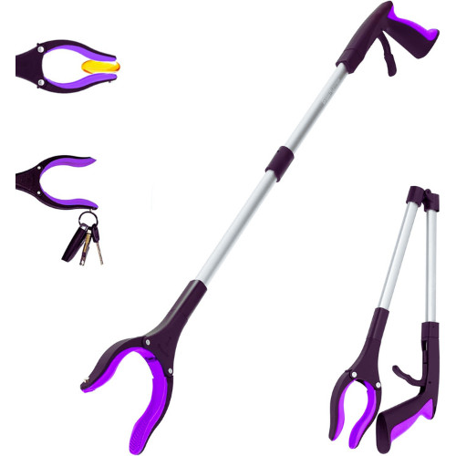 Grabber Reacher Tool - 32” Reacher Grabber Tool with Strong Magnetic and Swivel