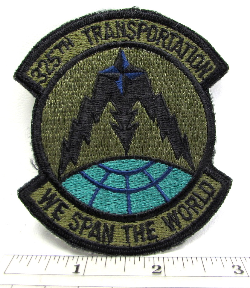 Vintage 325th Transportation Company Jacket Patch Massachusetts Reserve USAF