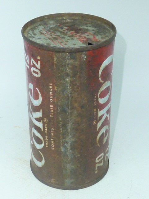 Empty Top Opened 12oz Coca Cola Flat Top