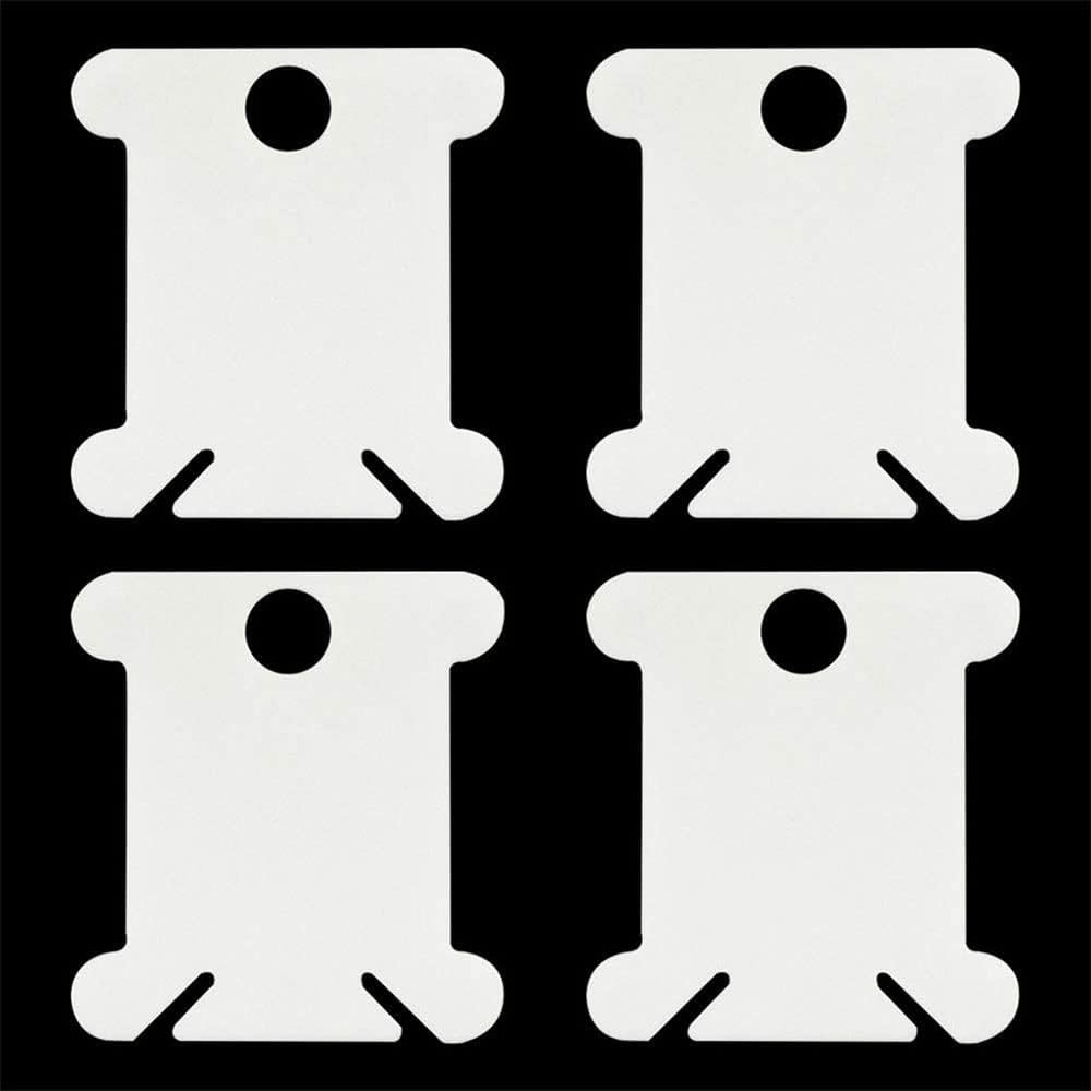 120 Pcs Plastic Sewing Thread Winding Plate Board, Cross Stitch Winding Board, T