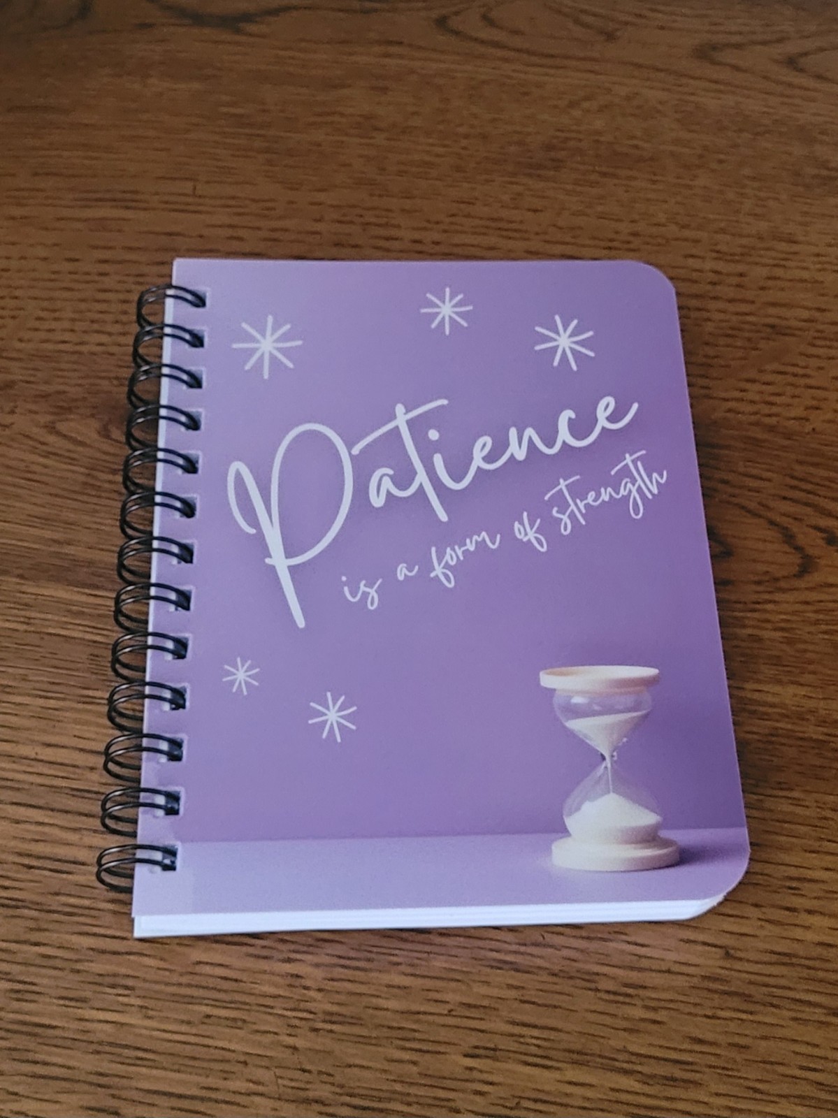 Spiral Notebook – Patience Is a Form of Strength – Lined Journal – 150 Pages