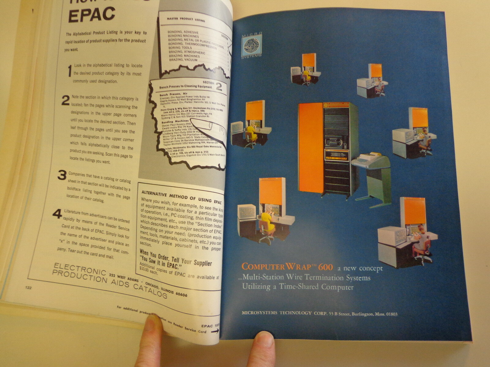 Electronic Production Aids Catalog 1970 Computer Control Manufacturing