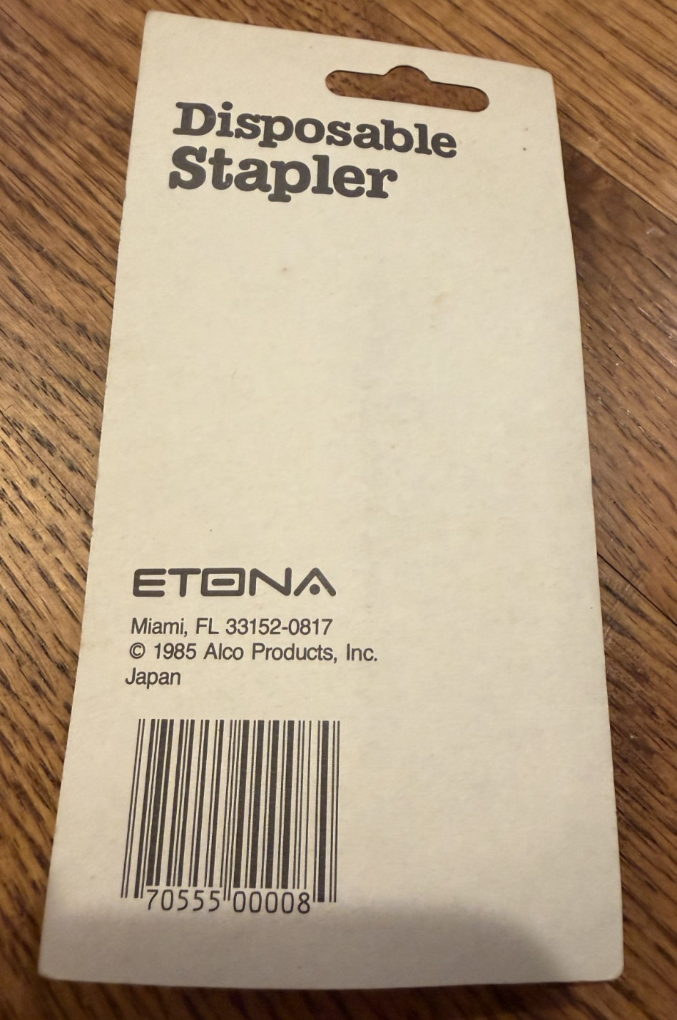 Lot Vintage Etona Disposable Pocket Stapler With Staples New Old Stock 1985 NOS