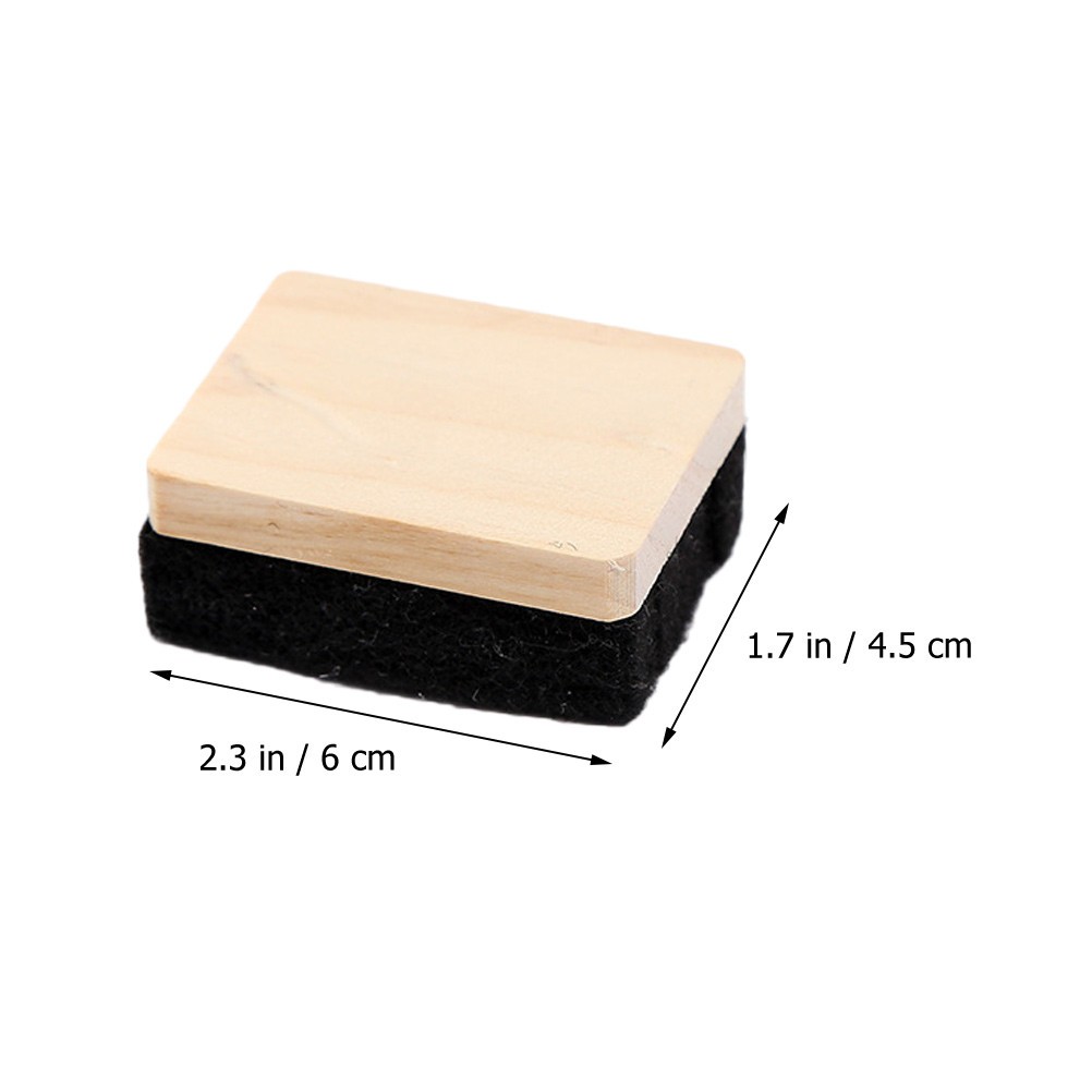 3 Pcs Chalkboard Eraser Black Whiteboard Dry Erasers for Blackboard