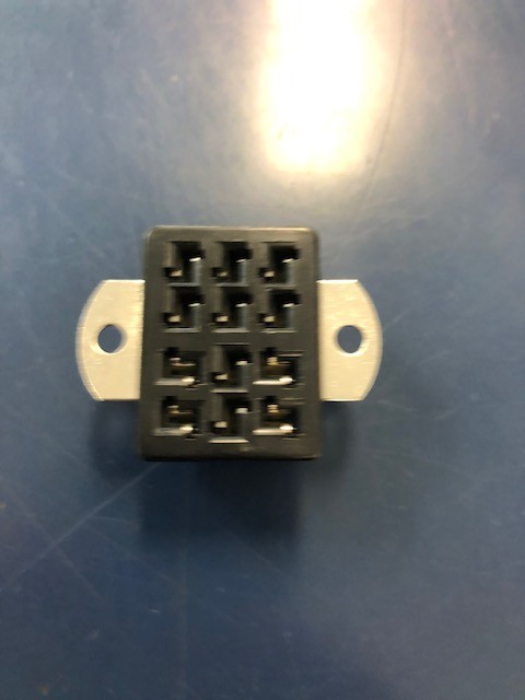 CINCH JONES BEAU MOLEX S-3312-AB POWER SOCKET PANEL MOUNT 12 PIN