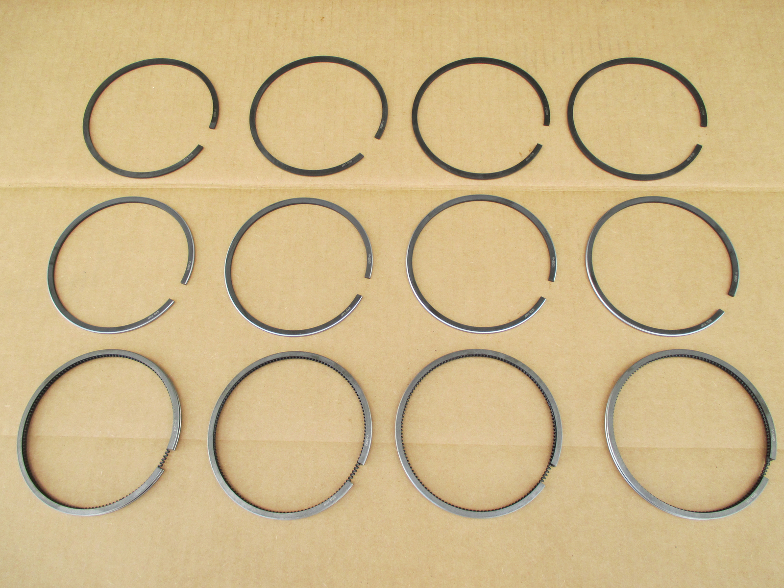 4 STANDARD 87MM PISTON RINGS 17331-21050 FOR KUBOTA D1703 V1803 V2203 V2403