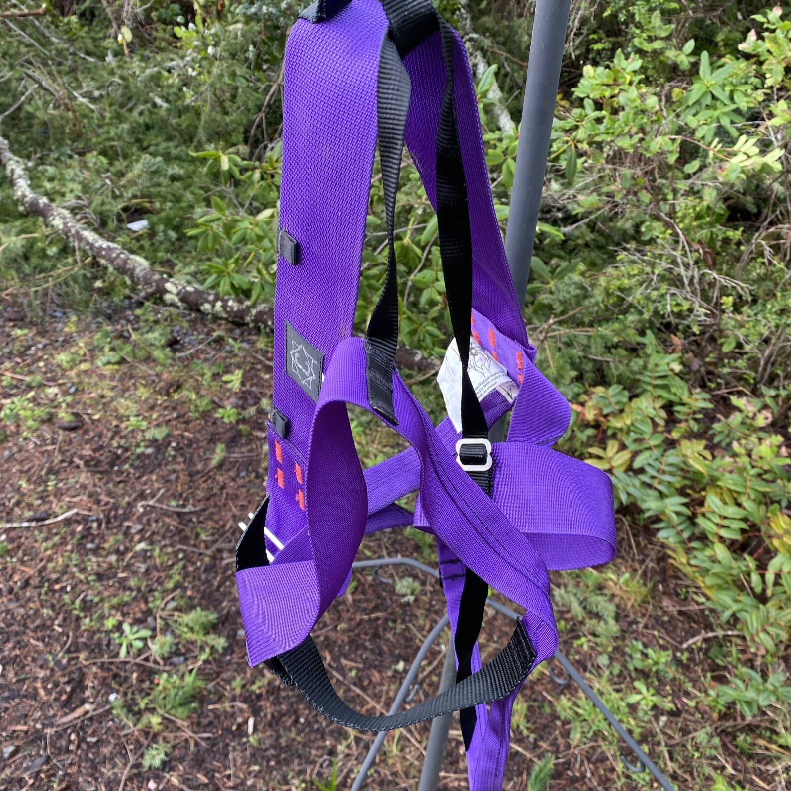 Vintage CHOUINARD CLIMBING HARNESS Purple SMALL Rock Mountaineering PATAGONIA