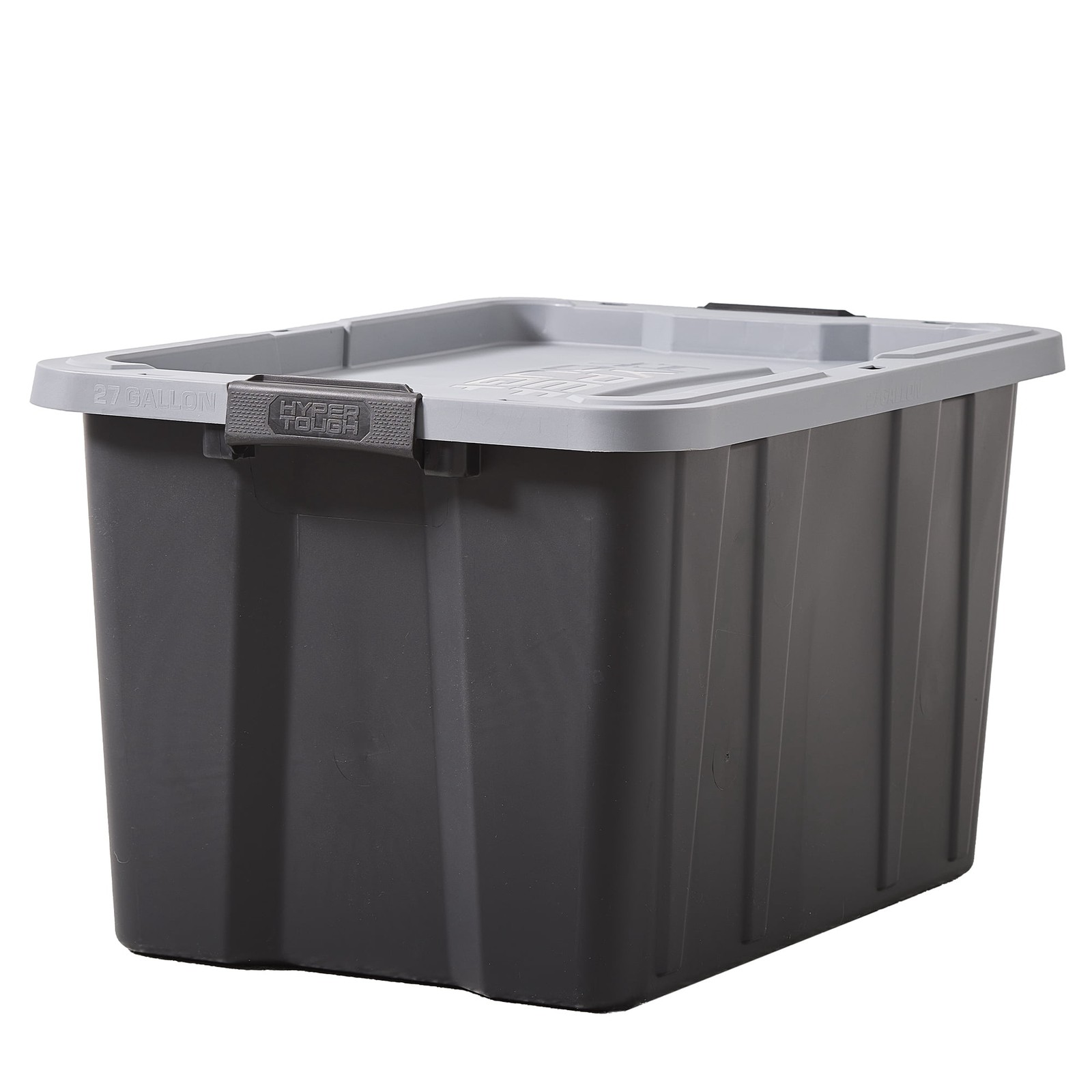 27 Gallon Large Storage Bin W/ Latch Lid Heavy Duty Latching Plastic Storage