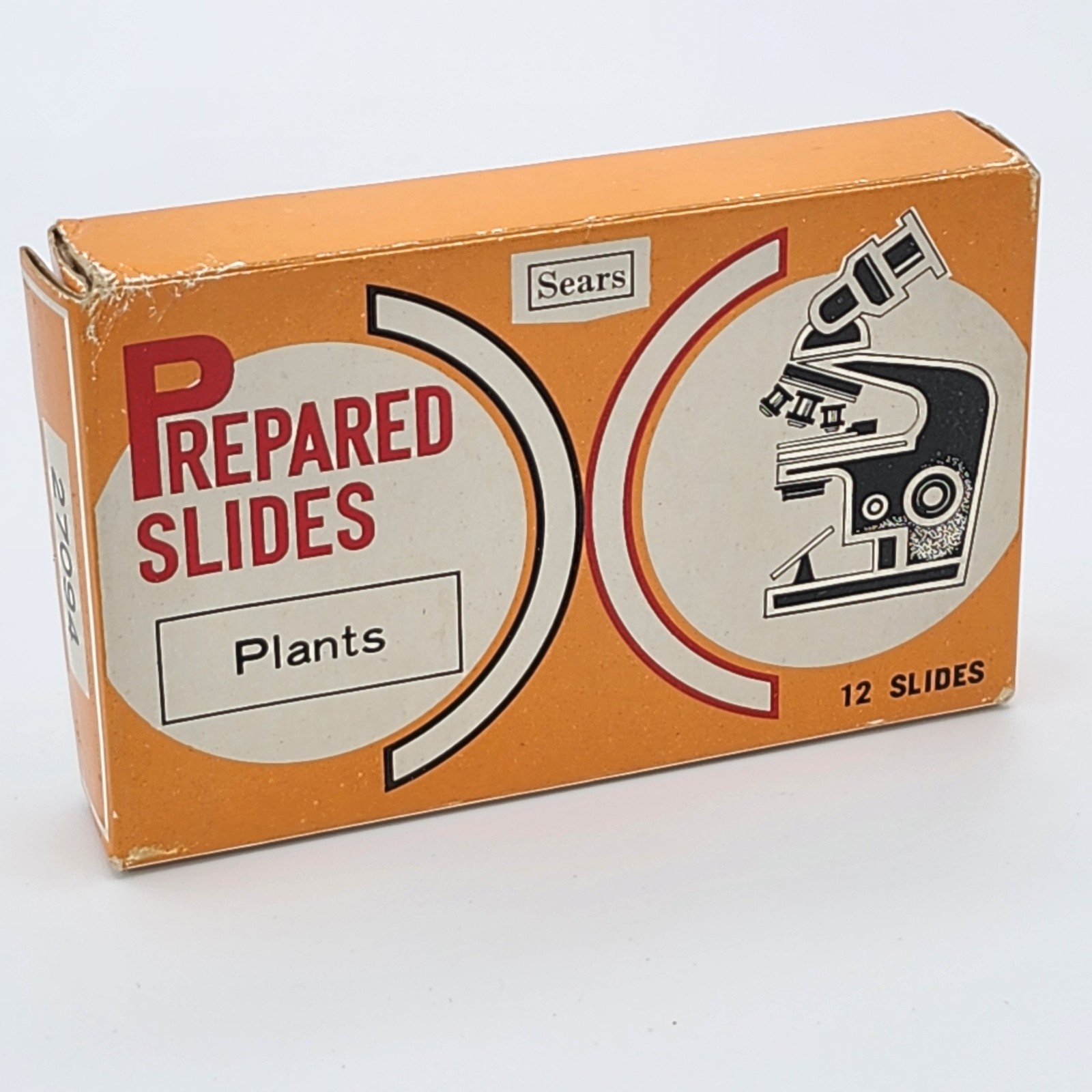 Vintage Sears Prepared Microscope Slides Plants