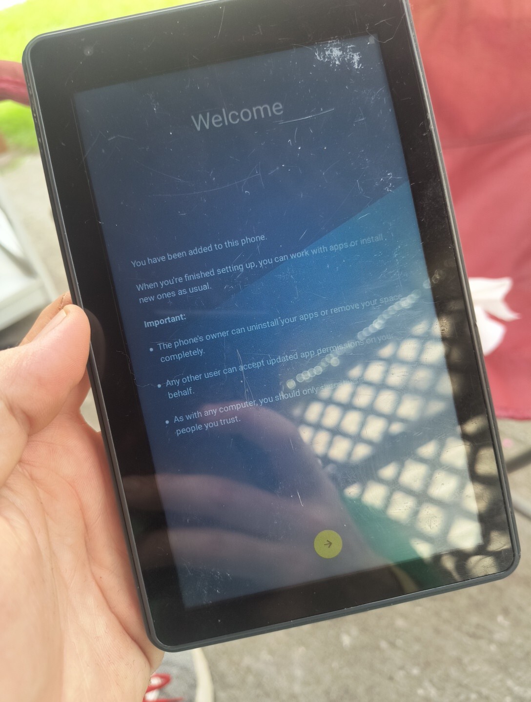 RCA Tablet Locked For Parts