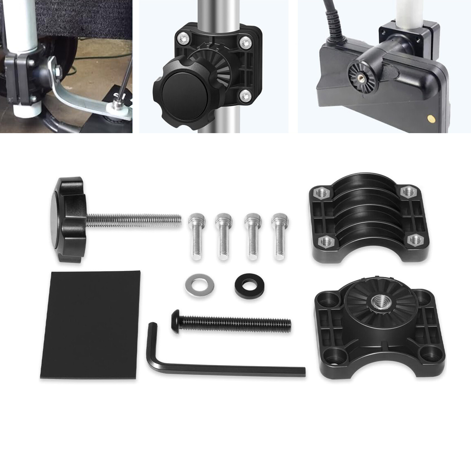 010-13228-03 0 Degree Pole Mount for LiveScope Plus LVS34, LiveScope Plus System