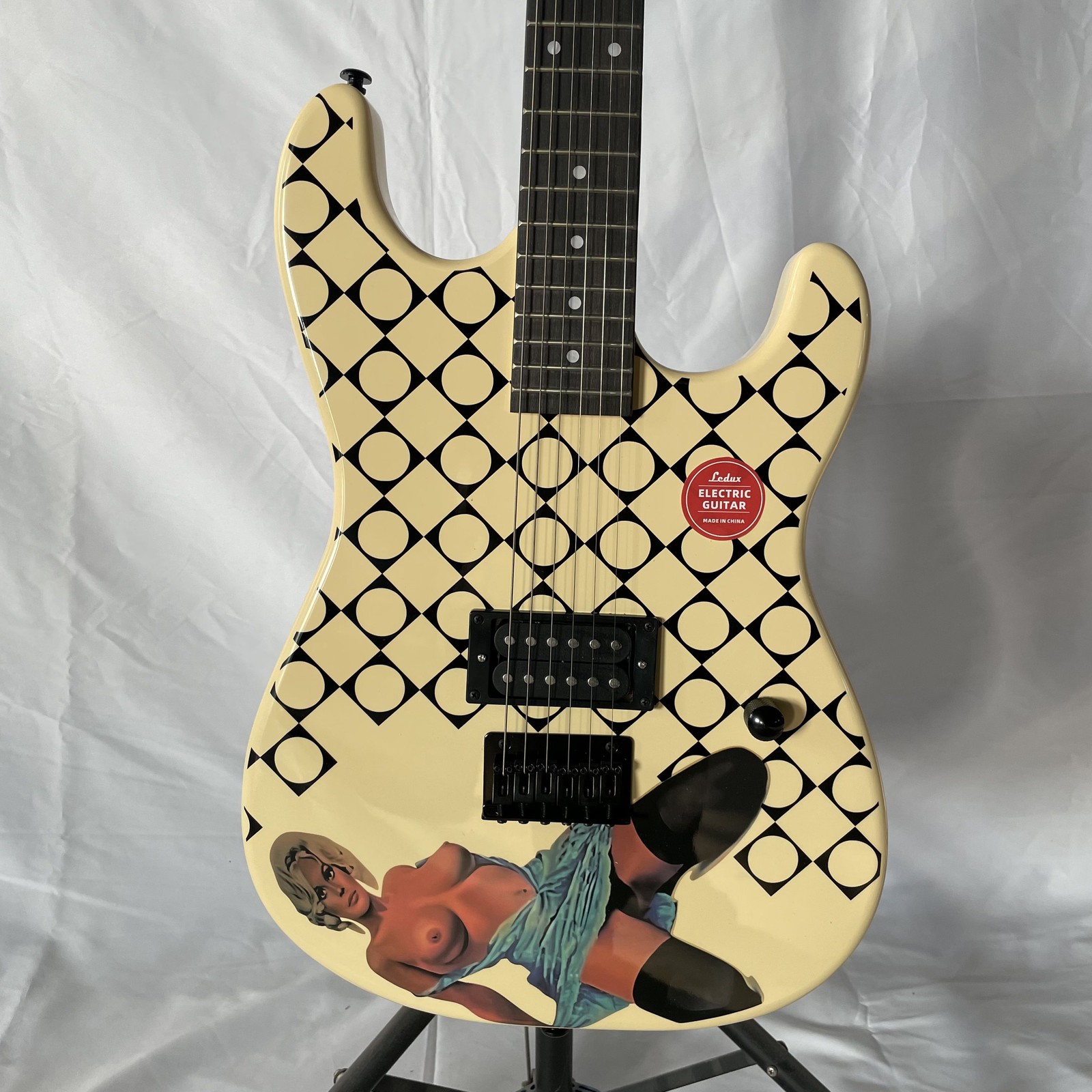 Electric Guitar Jerry Cantrell Blue Dress Rosewood Fretboard Solid Sexy Beauty