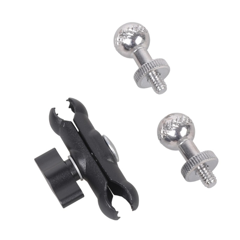 Aluminum Alloy Camera Accessory Adapter 1/4Inch Double Thread Rotatable Mount