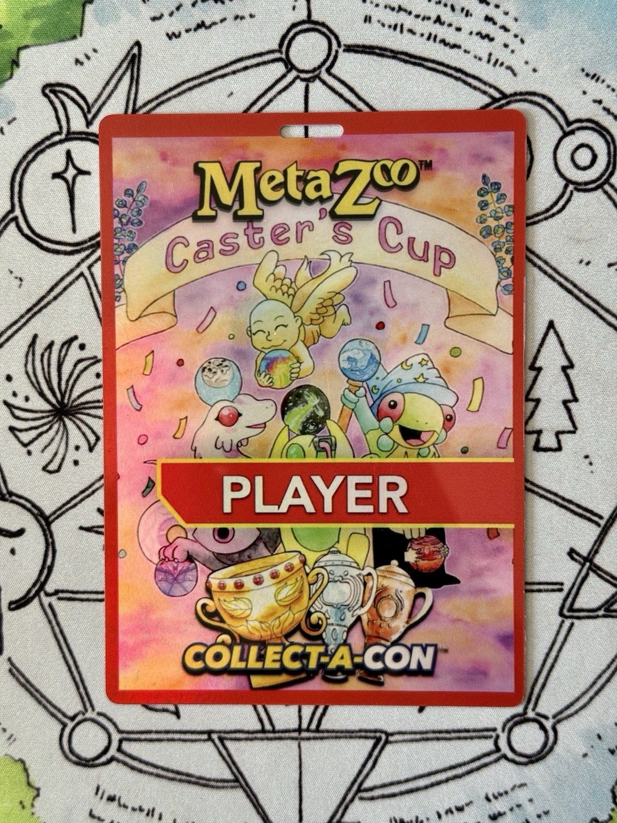 2022 MetaZoo Caster’s Cup Player Badge NEW - Collect-A-Con Dallas