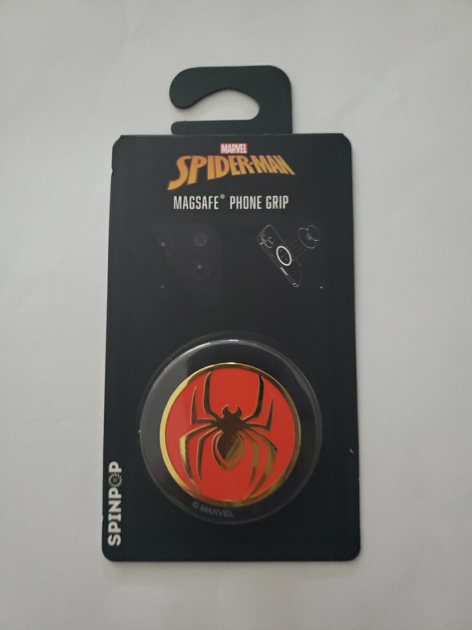 New Marvel Spider-Man Red & Gold Spider Magsafe Spinpop Phone Grip