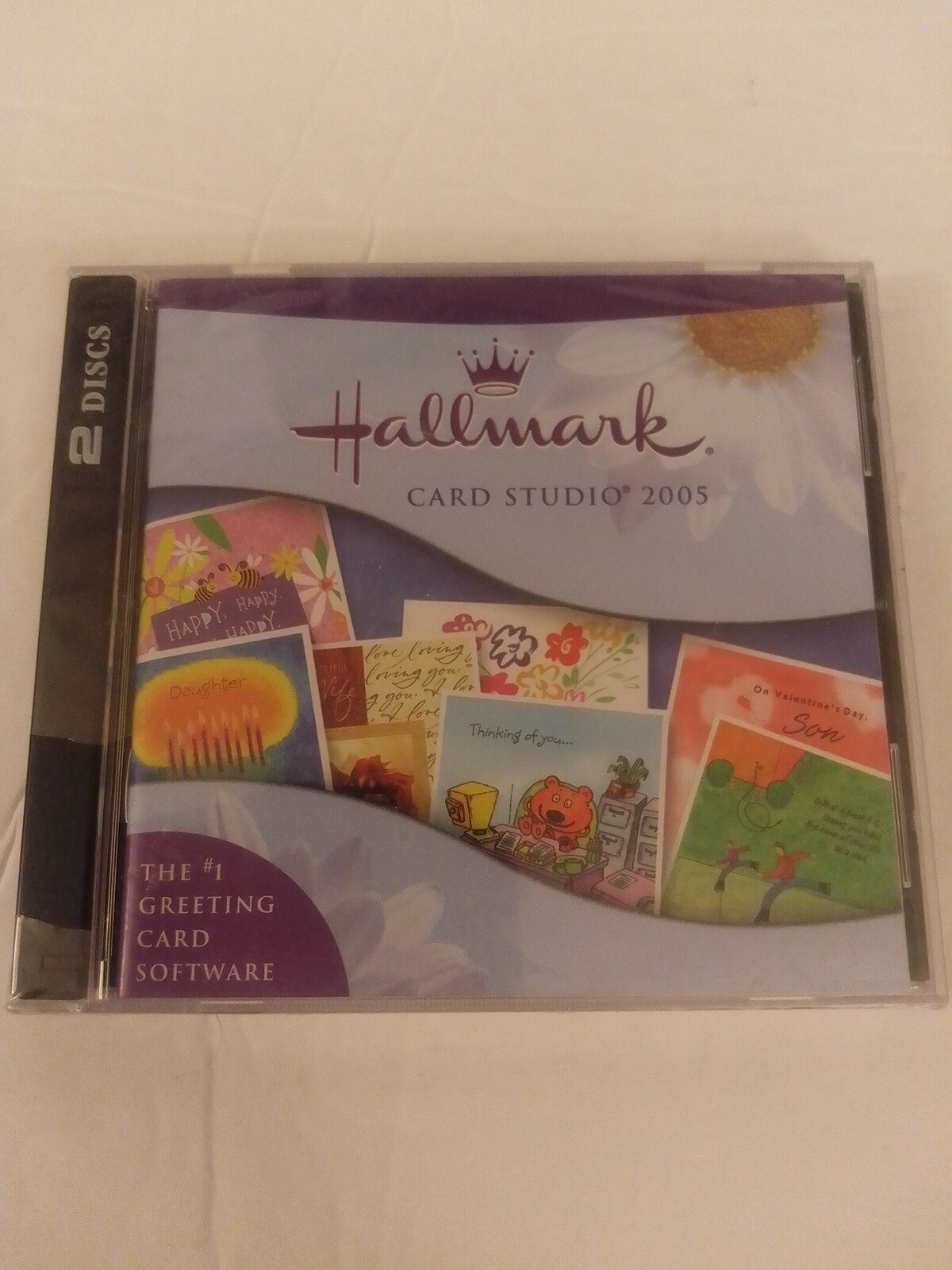 Hallmark Card Studio 2005 CD-ROM For Windows 2 Disc Jewel Case Edition Sealed