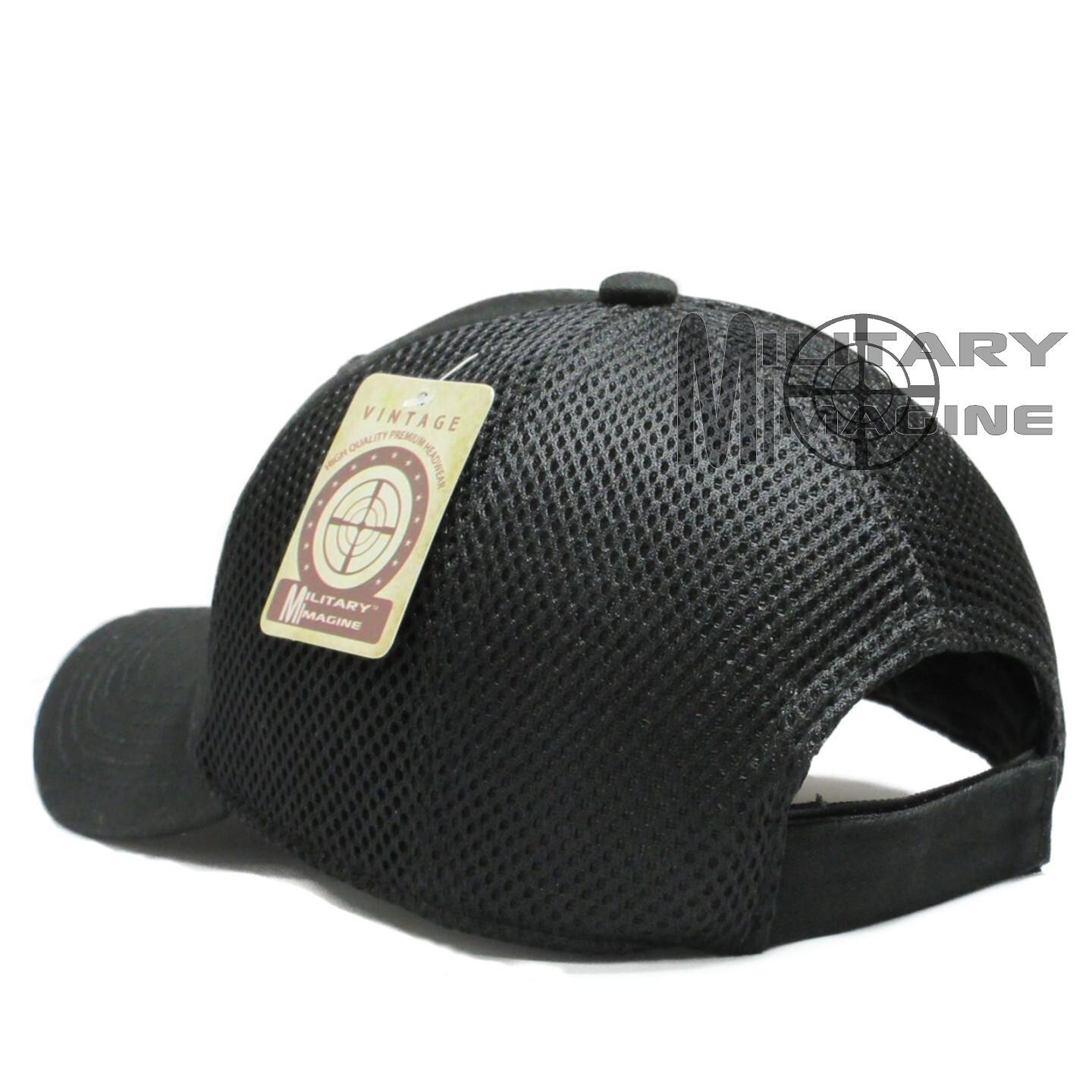 2nd Amendment 1791 American Flag 2A Hat Black Micro Mesh Tactical Cap