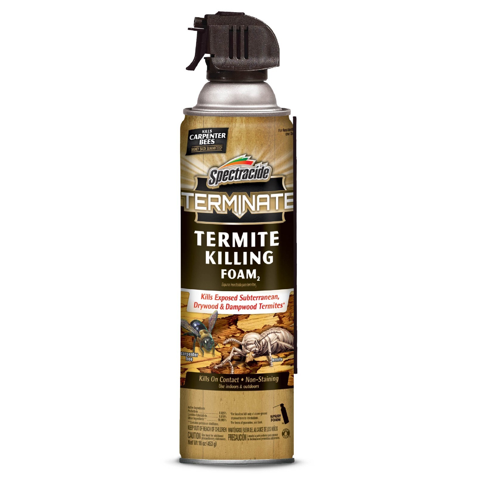 Spectracide Terminate Termite Killing Foam, Kills Termites Indoors & Outside