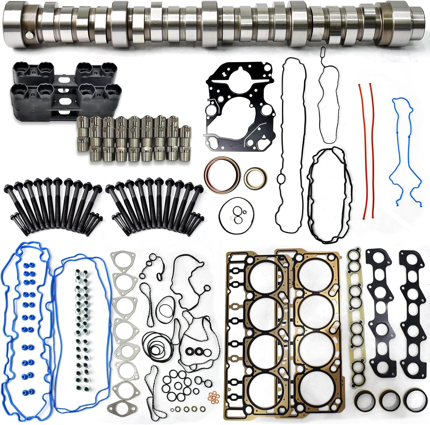 6.4L Powerstroke Camshaft Lifters & Head Gasket Kit for 08-10 Ford F250 F350 New